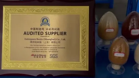 거대다공성 강산성 수지 수처리 매체