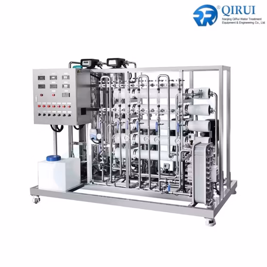 RO 정수장 500 L/H 산업용 정수기 역삼투 장비 EDI 초순수 필터 시스템